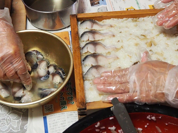 おぢかの郷土料理「中村寿司」作り体験をしました！