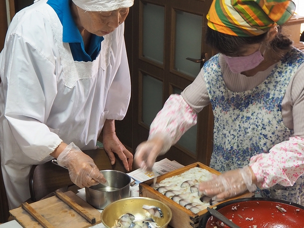 おぢかの郷土料理「中村寿司」作り体験をしました！