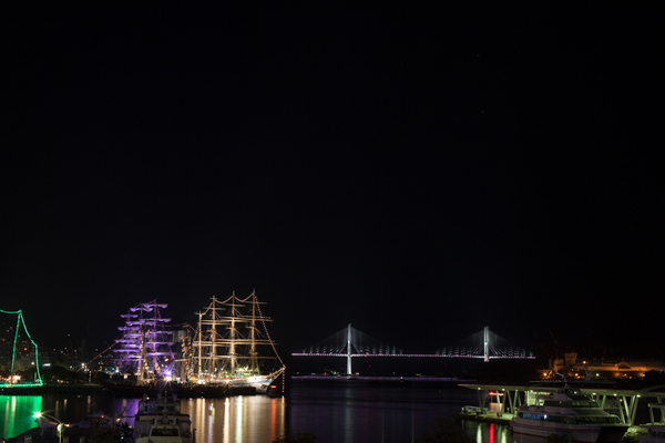 長崎帆船まつり 2015 花火撮り 長崎帆船まつり 2015 花火撮り