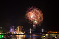 長崎帆船まつり 2015 花火撮り