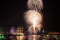 長崎帆船まつり 2015 花火撮り