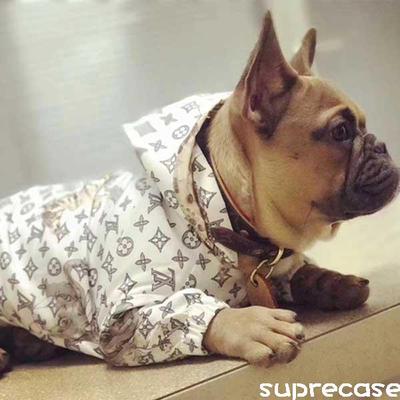 シュプリーム 犬の服 可愛い ヴィトン  ドッグウェア ブラント ペット用品 防寒 愛犬